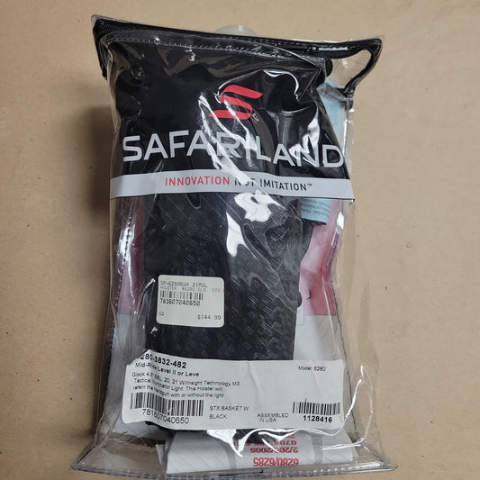 Safariland Holster 6280 for Glock 21 with Light Basketweave Left Hand 6280-3832-482