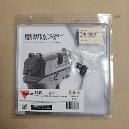 Trijicon Sight SA XD, XDM, XD Mod 2, XDS, 3-Dot Green Frt/Orange Rear SP01O