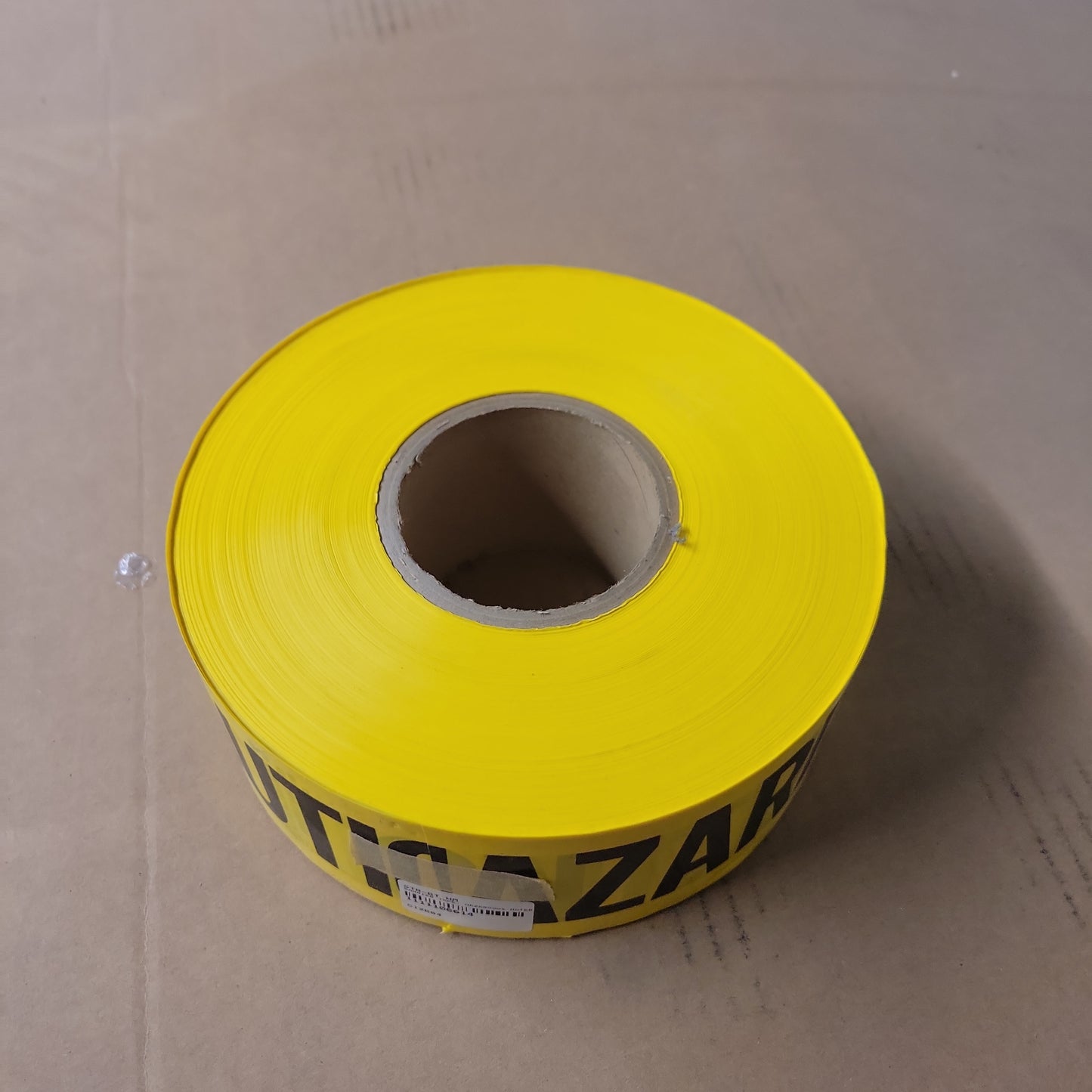 Barrier Tape "HAZARDOUS MATERIALS" 1000' x 3", Yellow B3103Y-HazMat