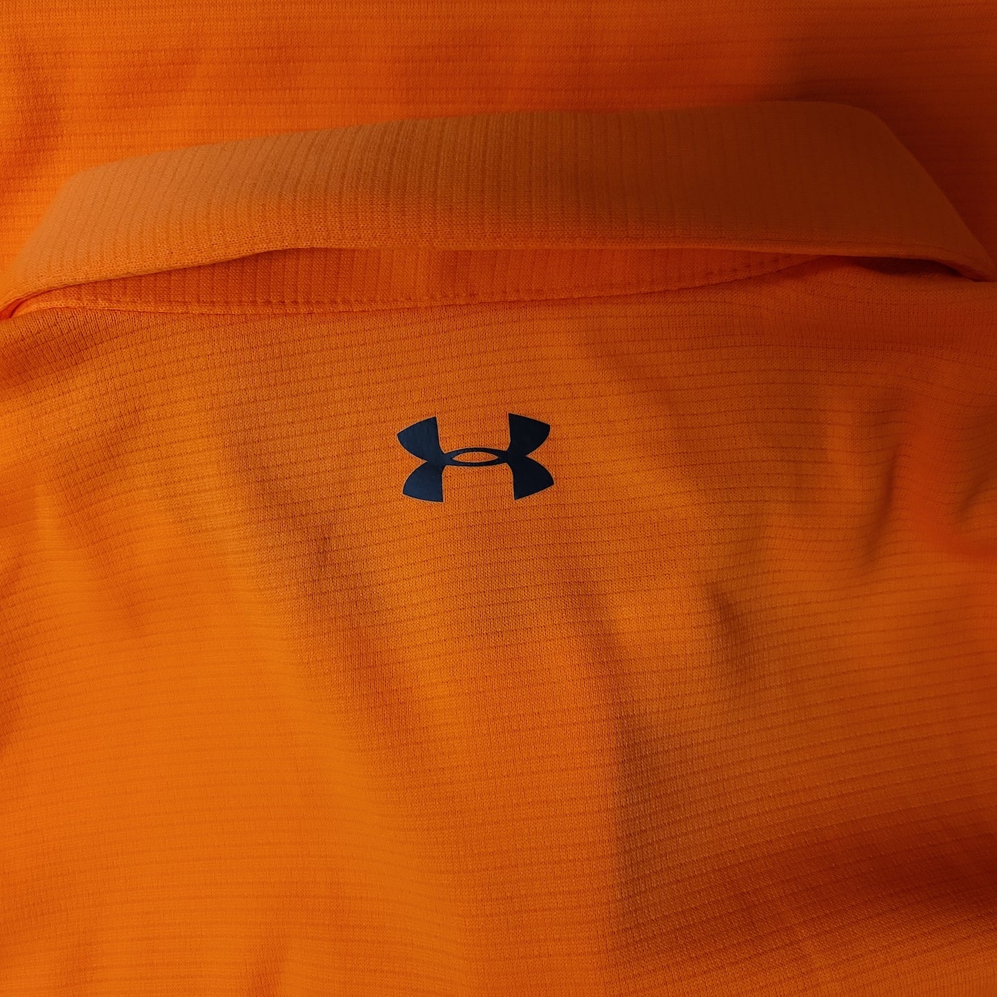 Men's Under Armour Short Sleeve Polo TECH Orange, Size XL 1290140-841-XL