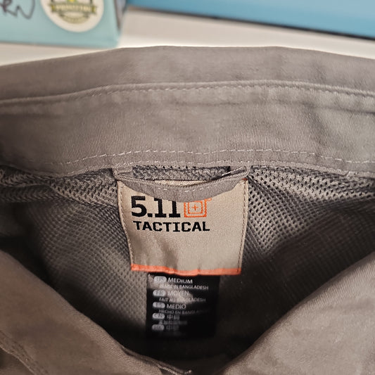 5.11 Tactical Short Sleeve Cotton Grey Medium 71152-029-M