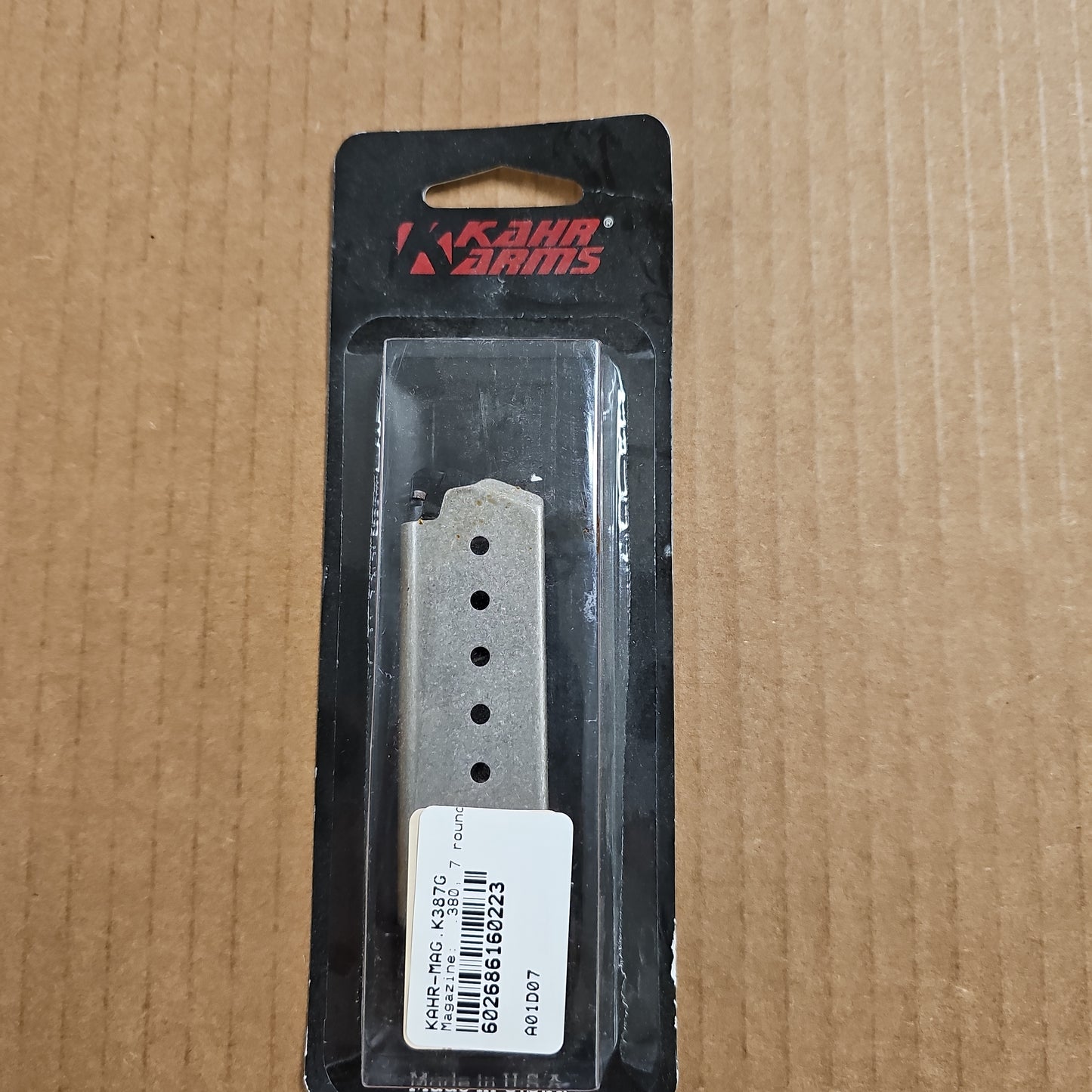 Magazine: .380, 7 rounds, Stainless, w/Grip Ext, Fits P380 K387G