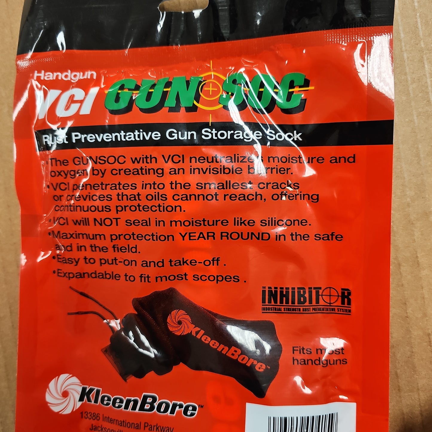 WOVEN GUN SOCK: HANDGUN GUNNY SOCK GSVCI160