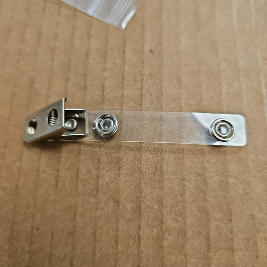Vinyl Strap Clip: Use w/vinyl badge holder/slotted ID badge See JJJ