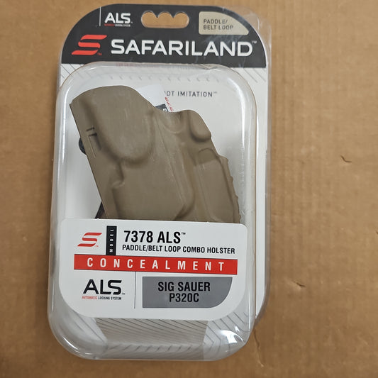 Holster: 7TS ALS Paddle, Sig 320 Carry, FDE, LH 7378-750-552