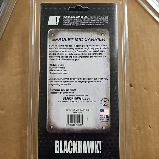 Epaulet Mic Carrier, Nylon 44A455BK