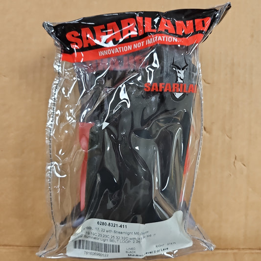 Safariland 6280 Black Plain STX Right for Gen 1-4 Glock 17/22 W/M6/TLR2 6280-8321-411