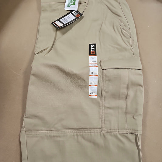 5.11 Tactical TDU PolyCotton Ripstop Pants in Tan, XXX-Large Regular Size
