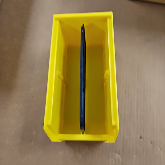 SecureIt Tactical Large Storage Bin with Divider - 11"D x 5.5"W x 4.5"H