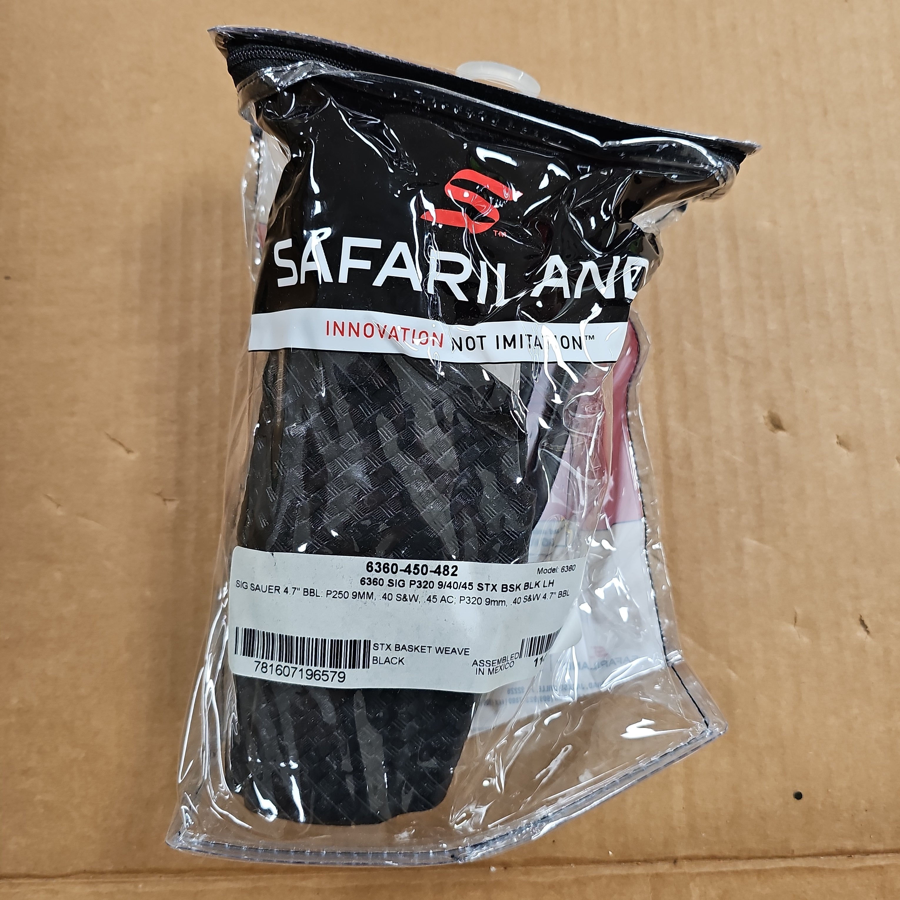 Safariland Holster 6360 ALS STX Basketweave Left Hand fits Sig P250 P3