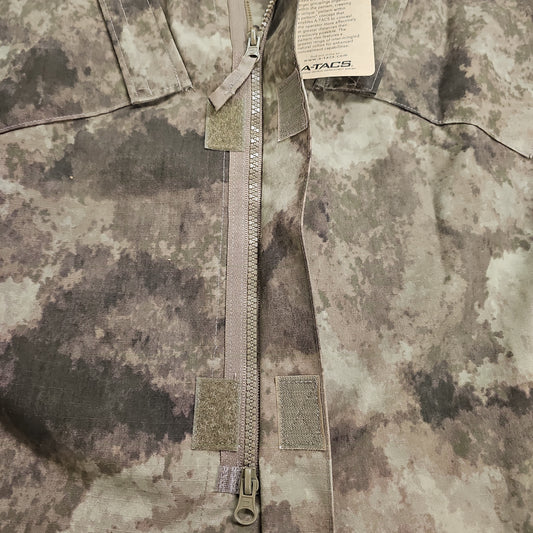 ACU Coat: A-TACS Pattern, AU Camo Pattern, Large/Long F5459383794L3