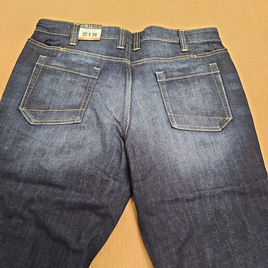 Defender-Flex Straight Jean: Dark Wash Indigo, 36W/34L 74477-649-36-34