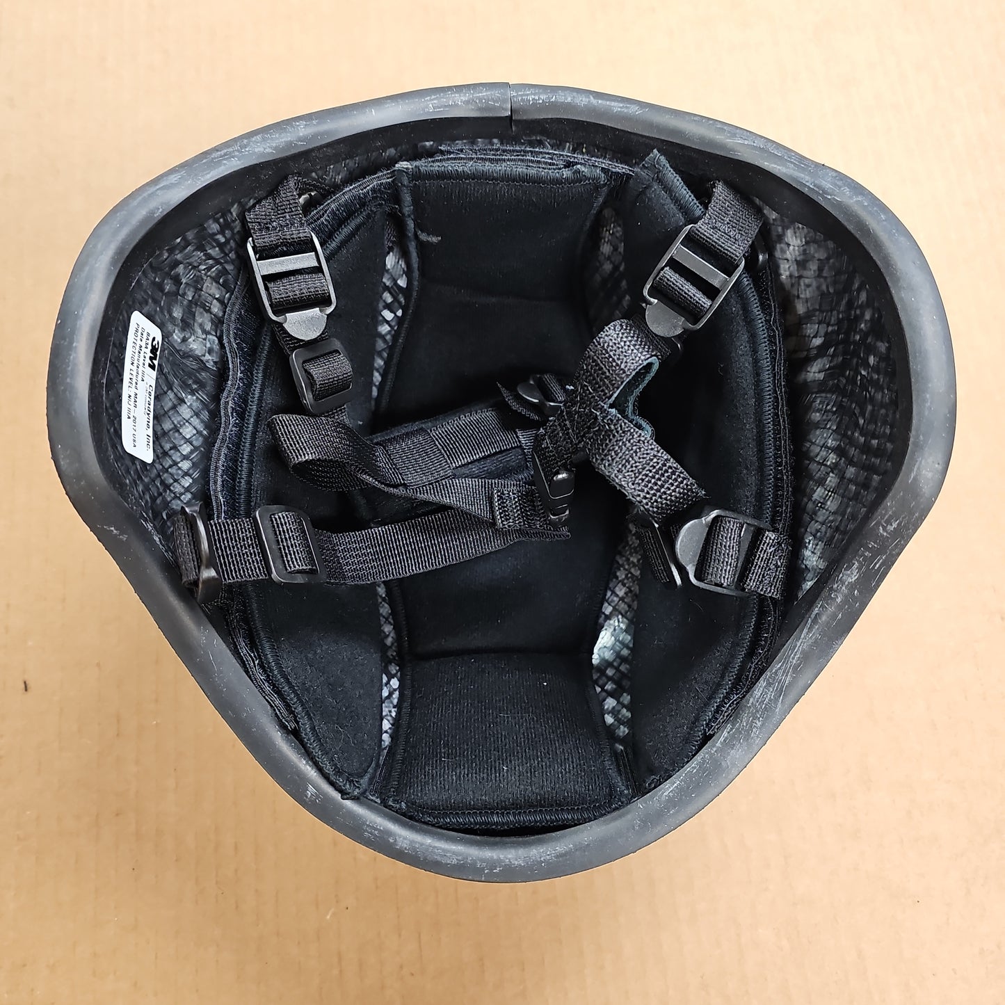 Helmet: Max Pro Ballistic MICH, Comfort fit system, Black BA3AC-TC/98009004791