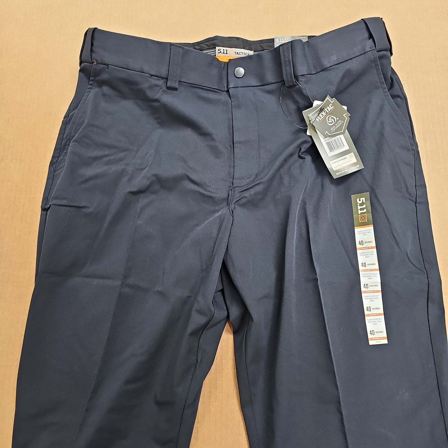 5.11 Tactical Pant: Twill, FT PW, CL-A Mid. Navy, 40 74492-750-40