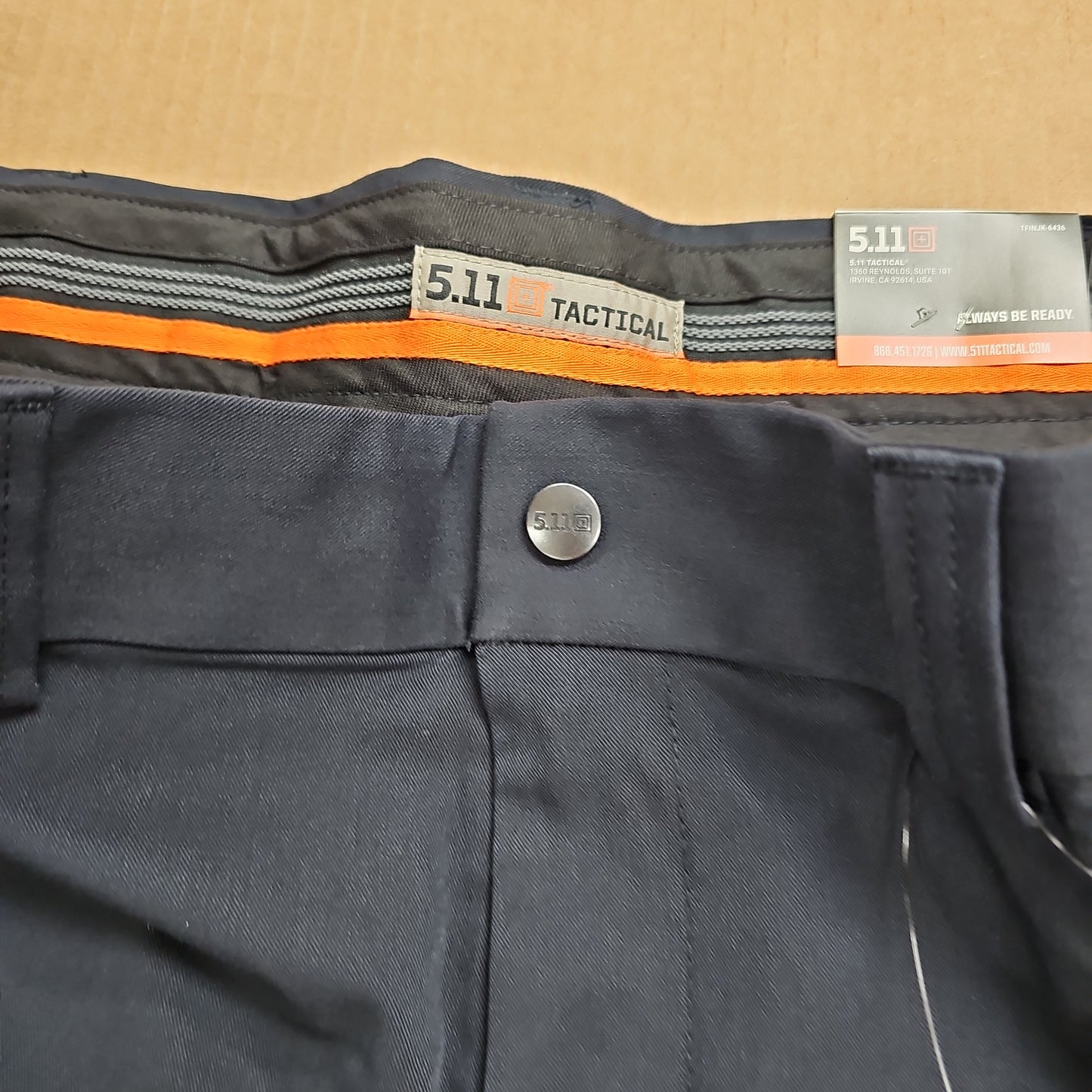 5.11 Tactical Pant: Twill, FT PW, CL-A Mid. Navy, 40 74492-750-40