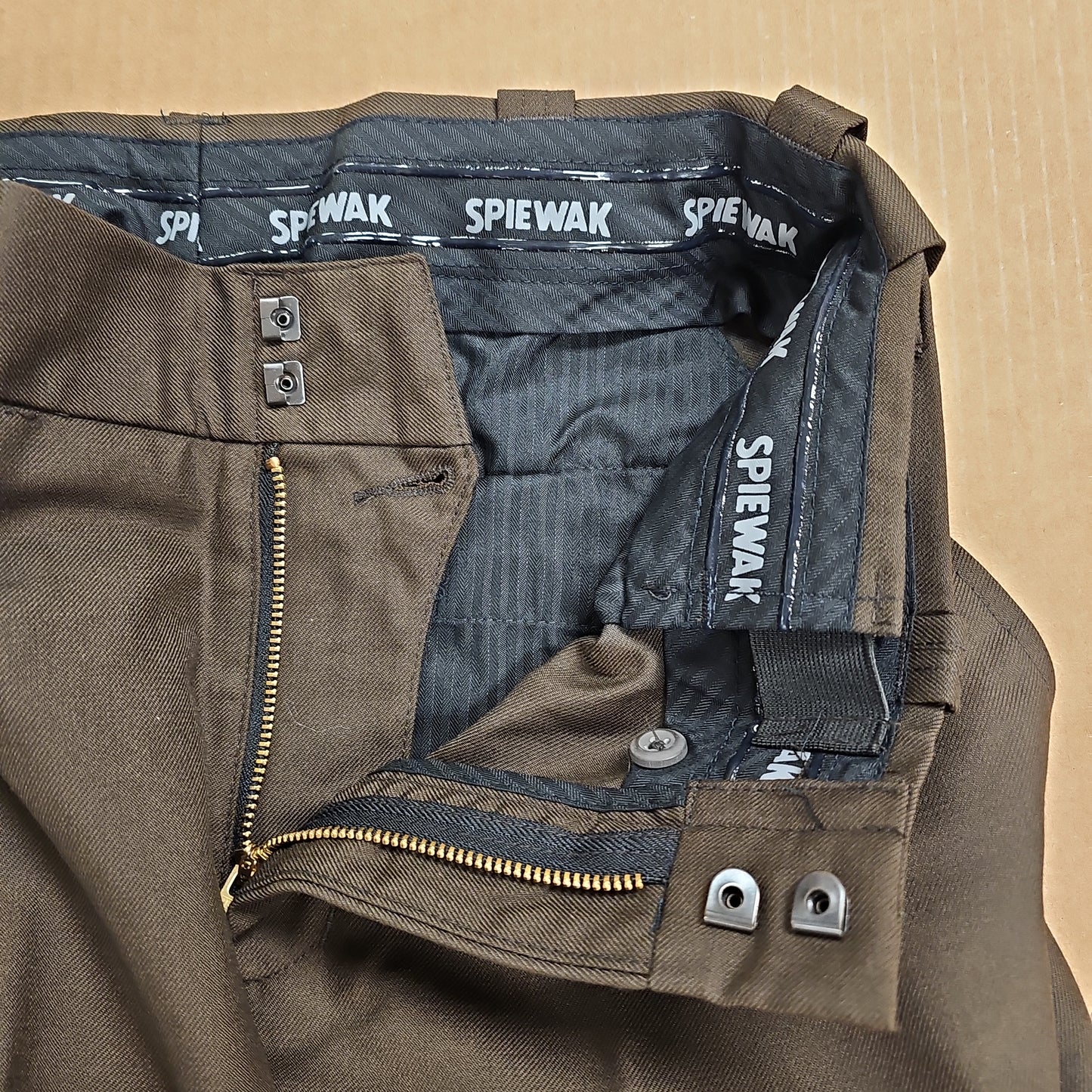 Pant: Womens, Spiewak Poly/Wool, Ext Cargo, Brown, Sz 12 SPDU29-Wmn-Brwn-12