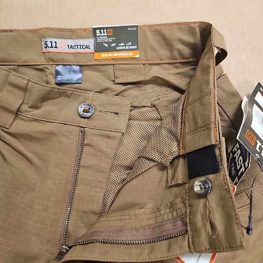 5.11 Tactical Fast-Tac Cargo Pants in Battle Brown, 30W/32L for Durability