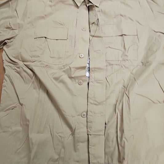 5.11 Tactical Shirt: TacLite TDU Shirt, S/S, TDU Khaki, XX-Large 71339-162-2XL