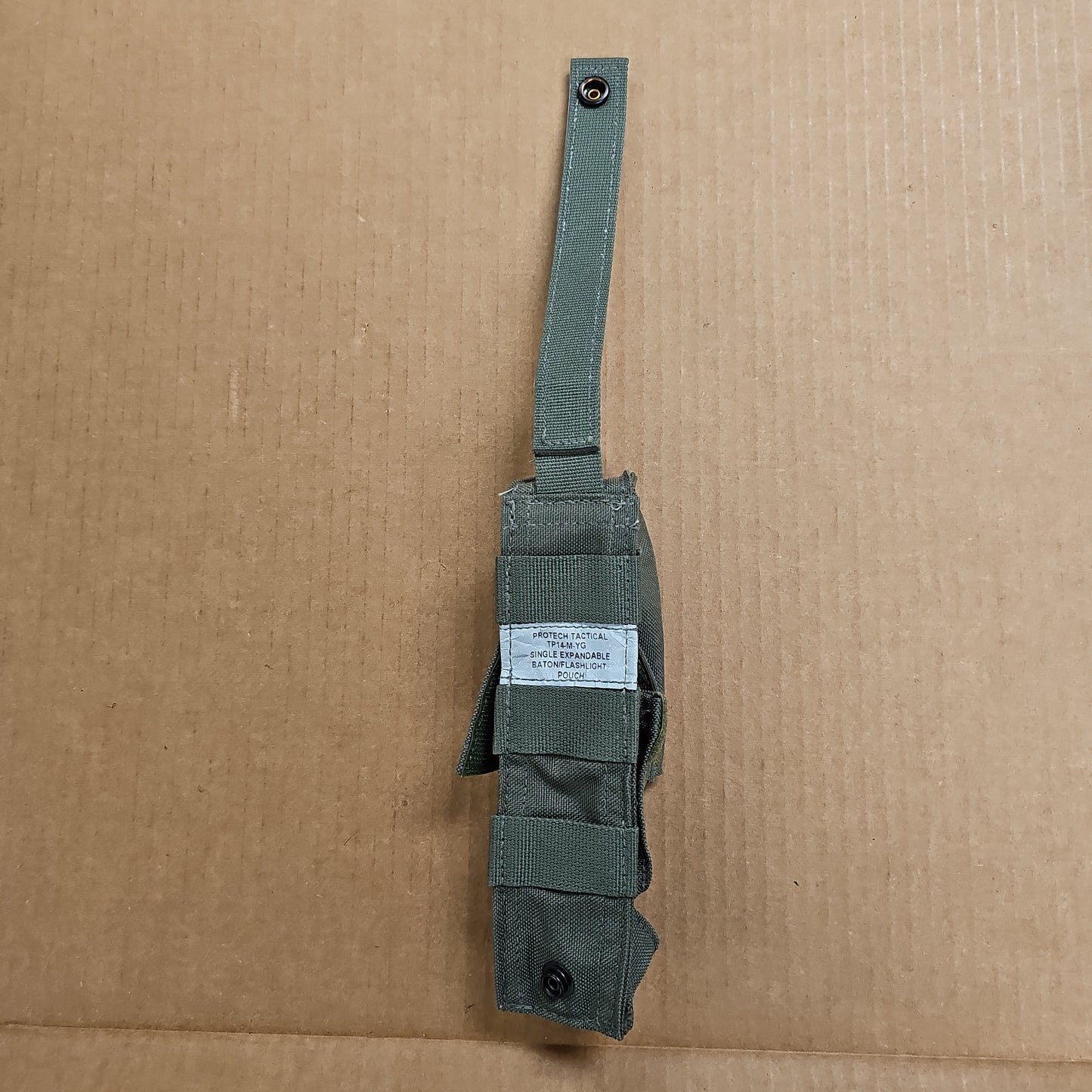 Tactical Pouch: Single Baton/Flashlight, Tactical Green TP14-YG