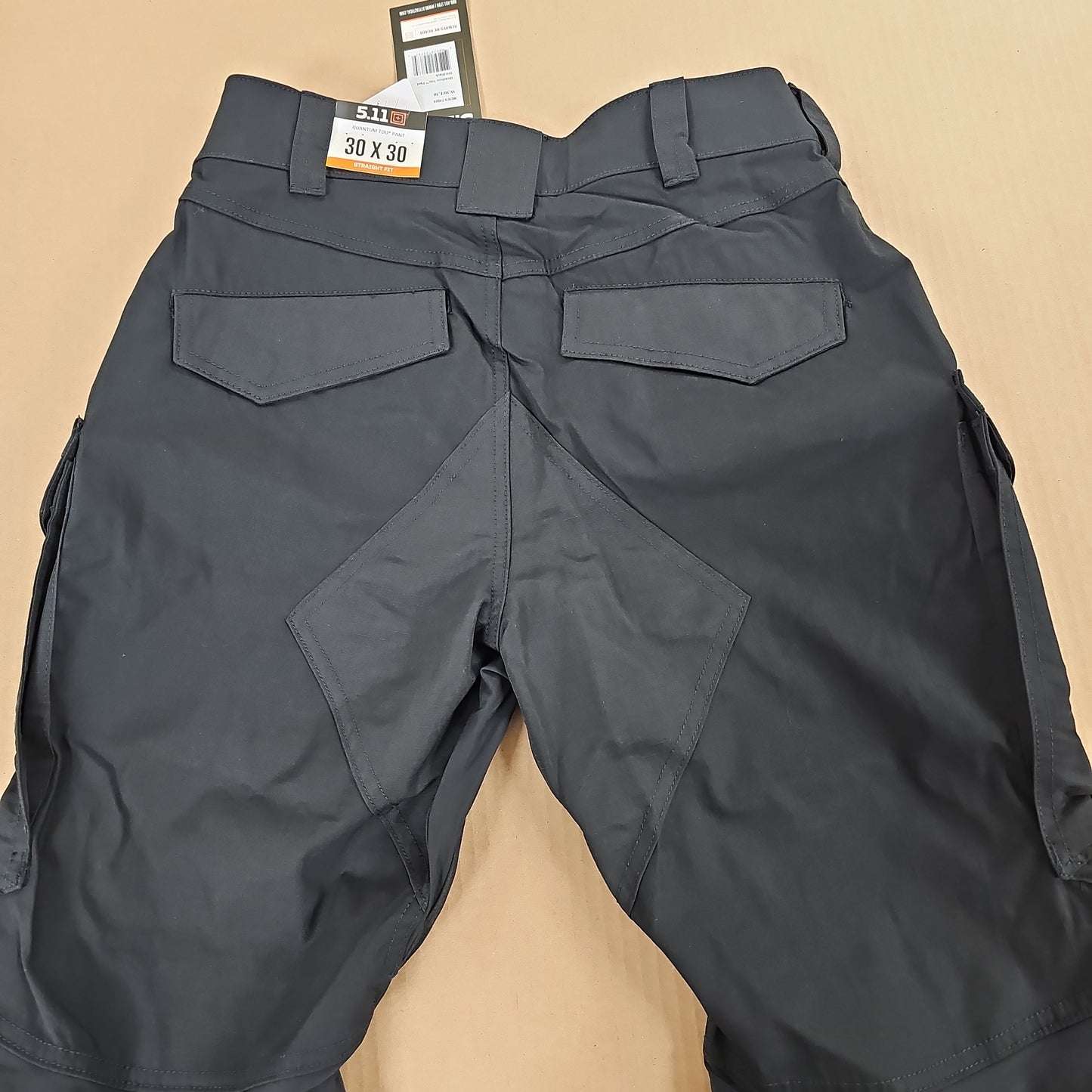 5.11 Tactical Pant: Quantum TDU, Black, 30W/30L 74504-019-30/30