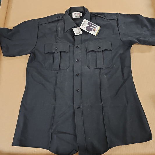 Shirt: Duty Maxx, S/S, Black, Sz. 17 5590-17