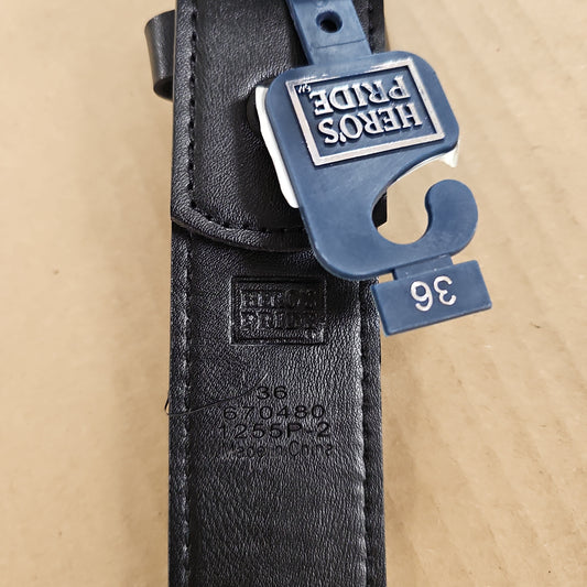 Hero's Pride Garrison 1.75 Inch Wide Belt with Nickel Buckle, Size 36