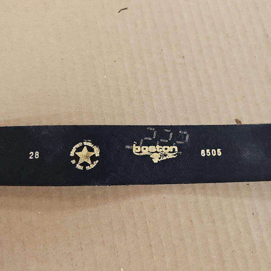 Boston Leather Garrison 1 3/4" Wide Belt, Size 28, Durable & Stylish Design