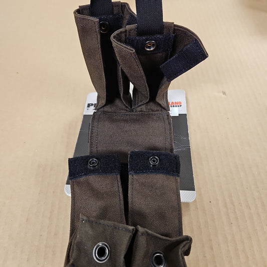 Tactical Pouch: Double Baton/Flashlight,Chocolate Brown,500D TP14AChocolate Brown