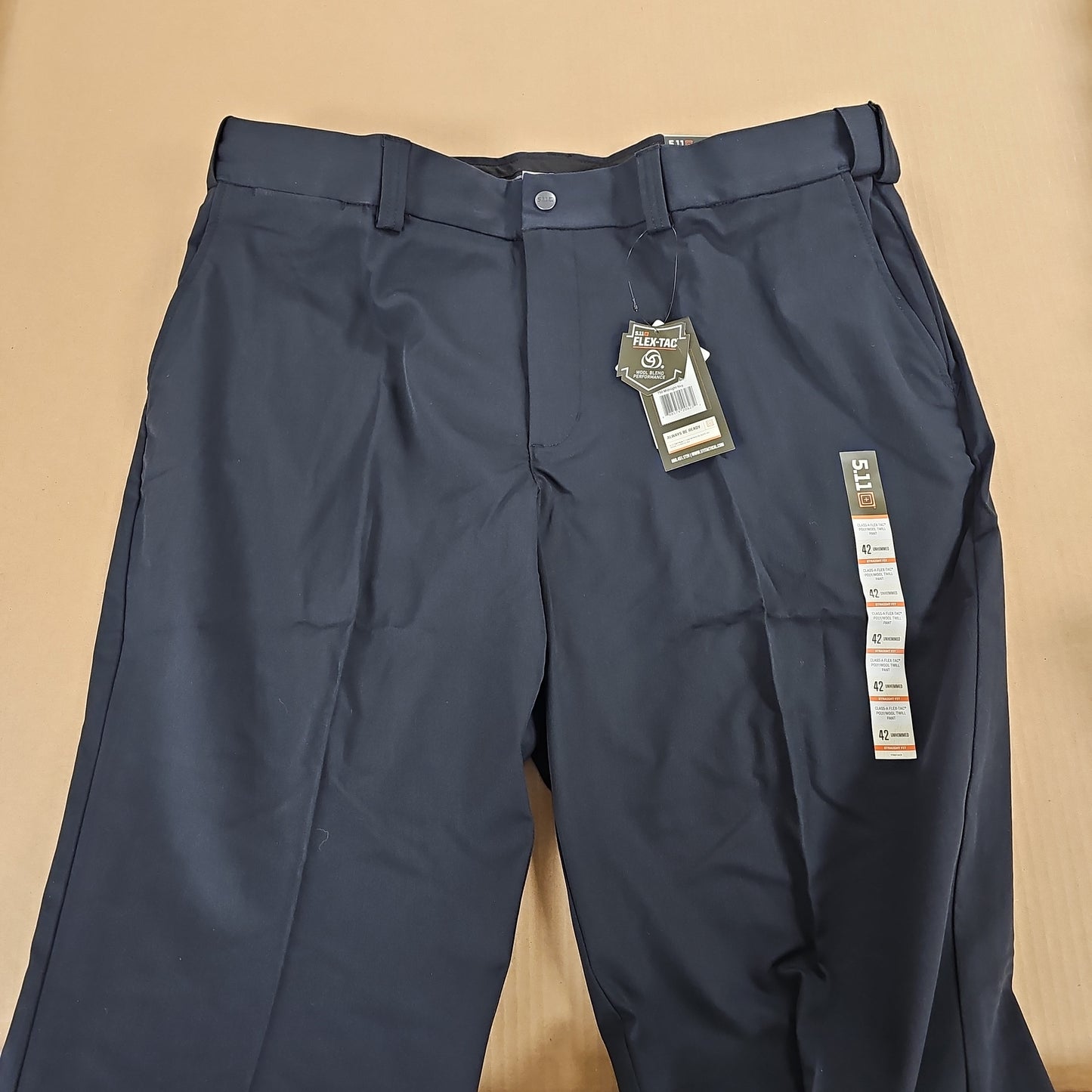 5.11 Tactical Pant: Twill, FT PW, CL-A Mid. Navy, 42 74492-750-42