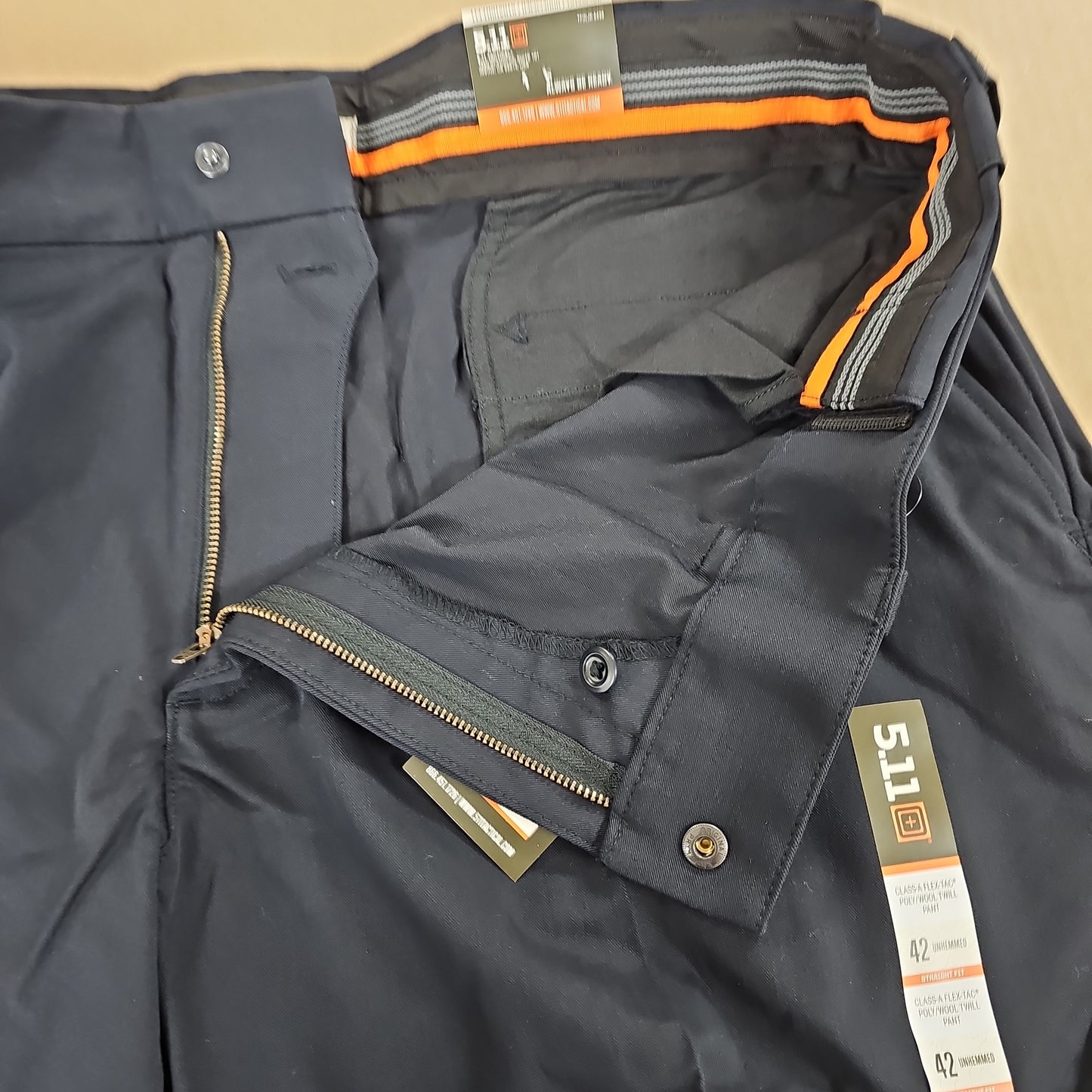 5.11 Tactical Pant: Twill, FT PW, CL-A Mid. Navy, 42 74492-750-42