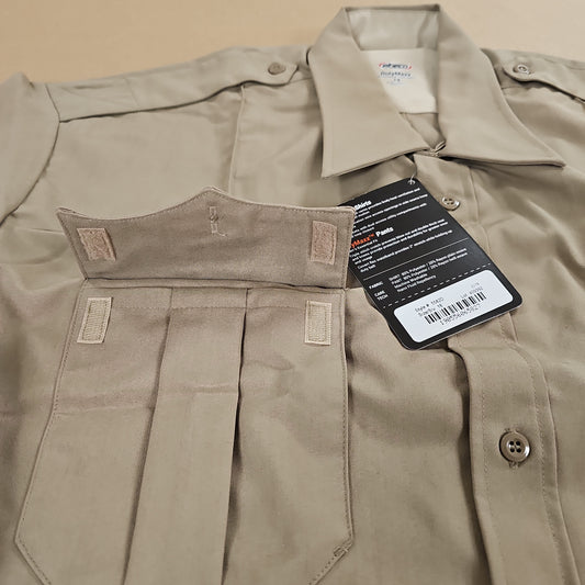 Shirt: Duty Maxx, S/S, Silver Tan, Sz. 18 5582-18.0