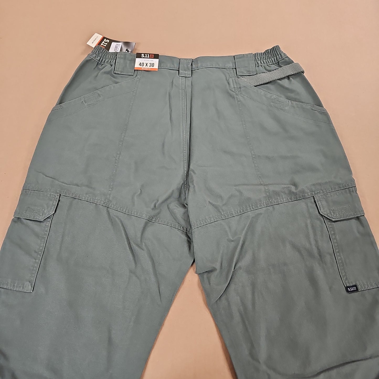 PANTS: OD GREEN 5.11, 40W/30L 74251-182-40-30