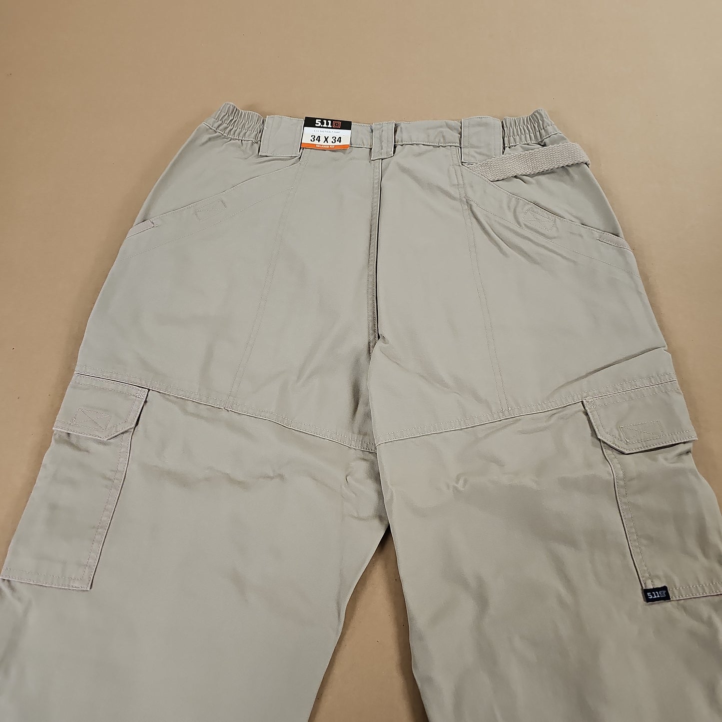 PANTS: KHAKI/TAN 5.11, 34W/34L 74251-055-34-34