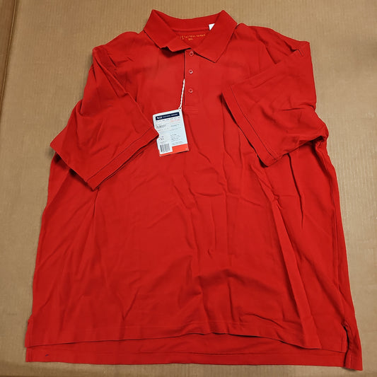POLO SHIRT: S/S PROFESSIONAL, RED, XXX-LARGE 41060-477-3XL