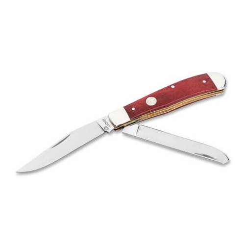 Boker TS 2.0 1095 Trapper Smooth Red Bone