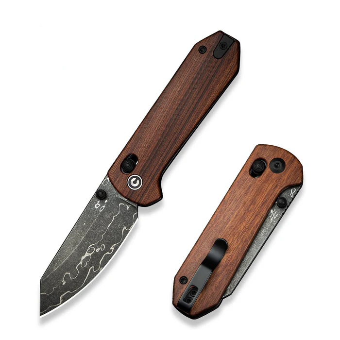 CIVIVI Knives CIVIVI Yonder Thumb Stud & Crossbar Lock Knife Guibourtia Wood Handle