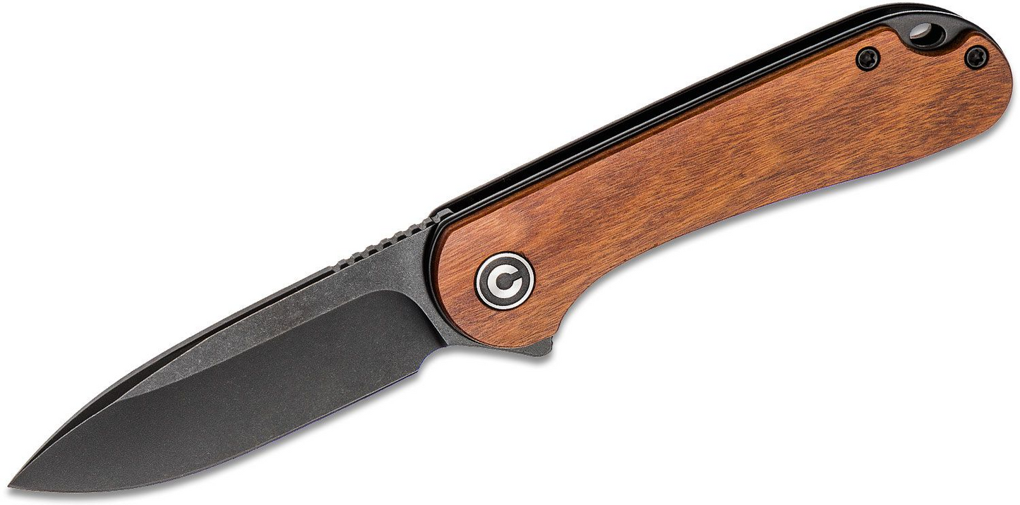 CIVIVI Knives CIVIVI Elementum Flipper Knife Wood Handle (2.96"" D2 Blade)