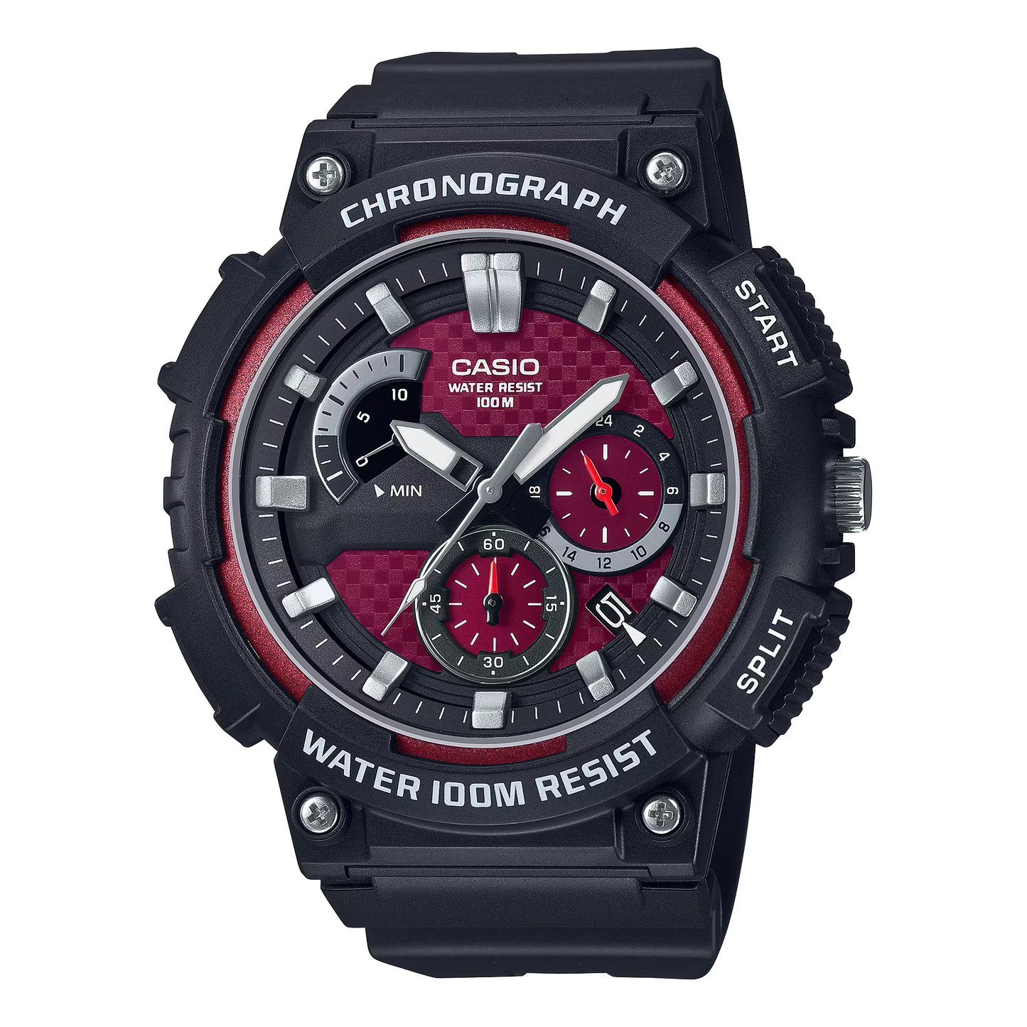 Casio Analog Watch w/ Retrograde Chronograph