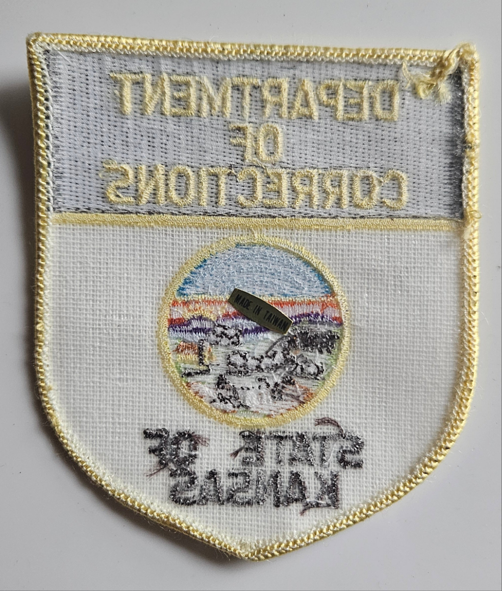 Kansas Department of Corrections Shoulder Patch KS DOC