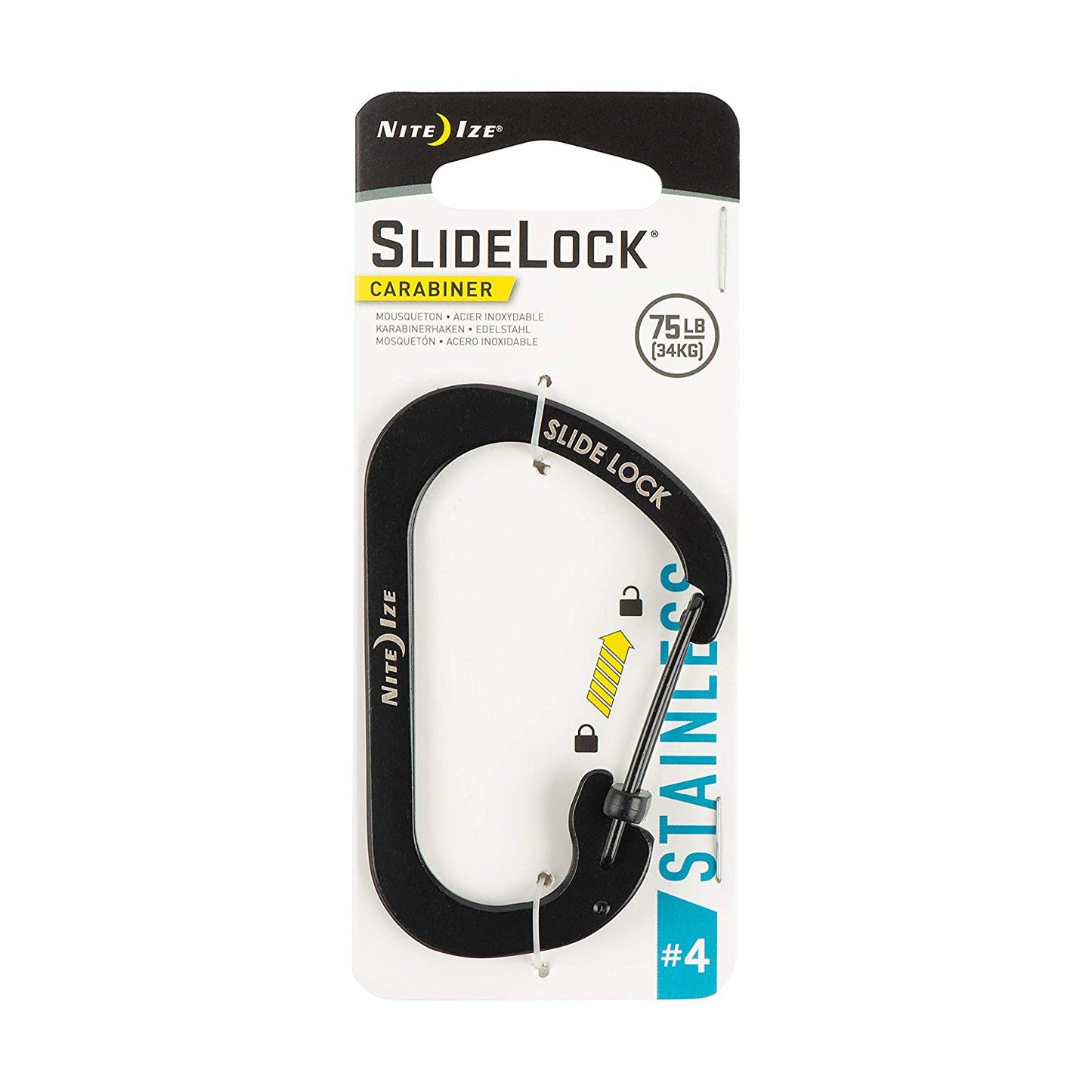 Nite-Ize Carabiner Slidelock Steel #4