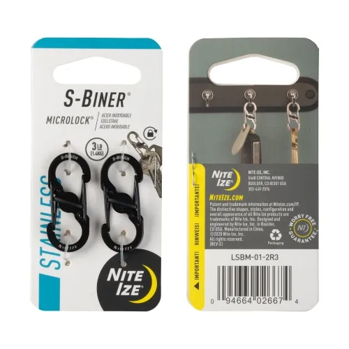 Nite-Ize S-Biner Stainless Steel MicroLock