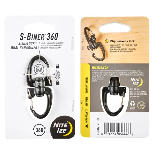 Nite-Ize S-Biner 360 SlideLock Dual Carabiner