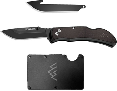 Outdoor Edge 3"" Razor Carry + Wallet (2 Blades)