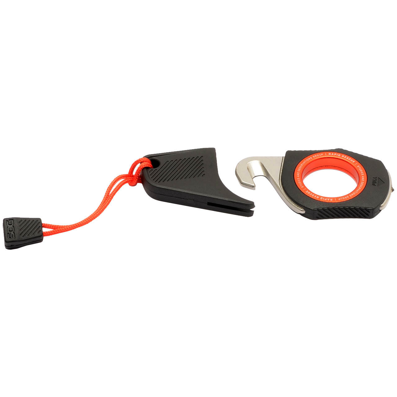 SOG Rapid Rescue - Black + Red