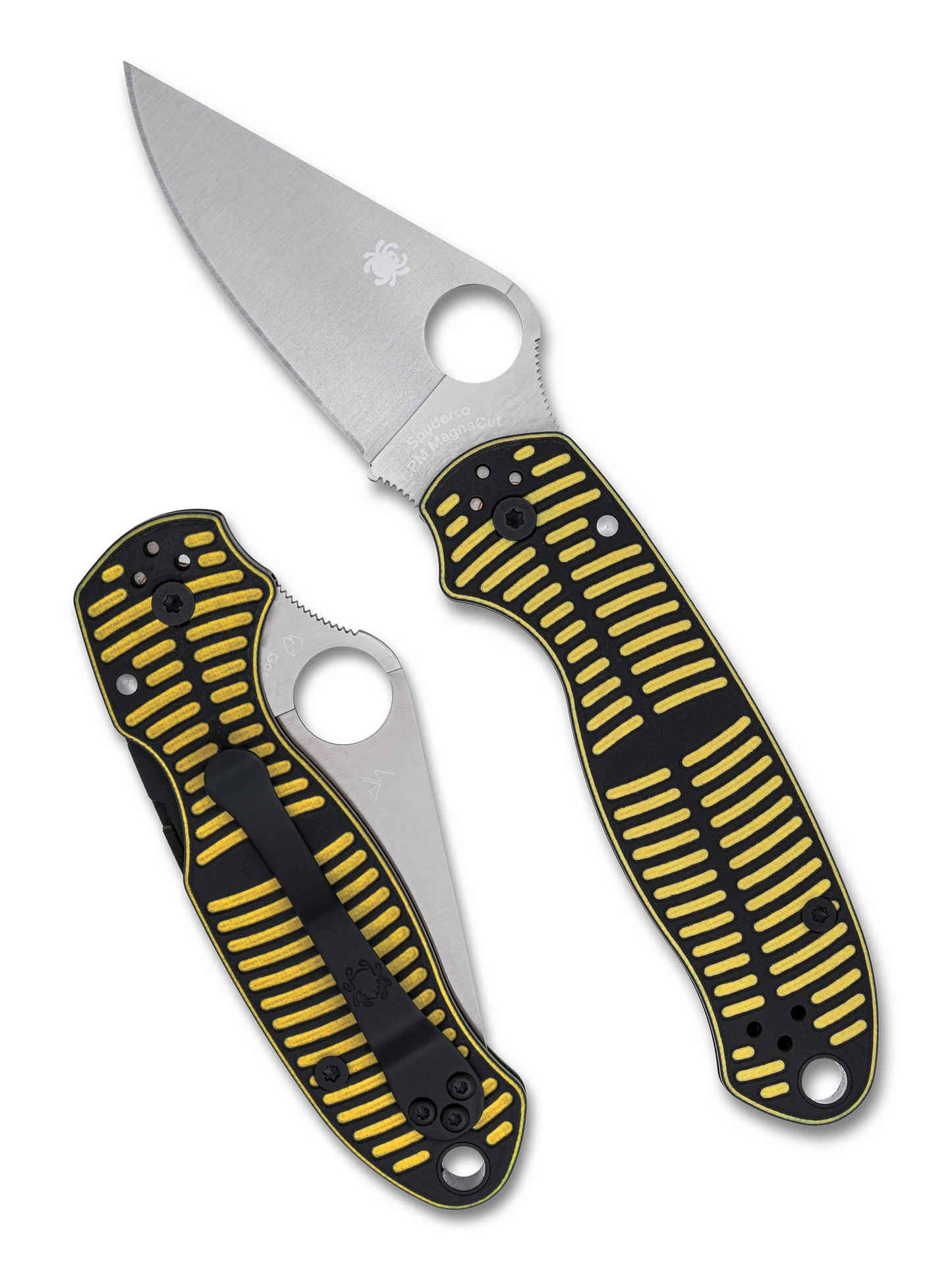 Spyderco Para 3 Salt Yellow/Black G-10 CPM MagnaCut