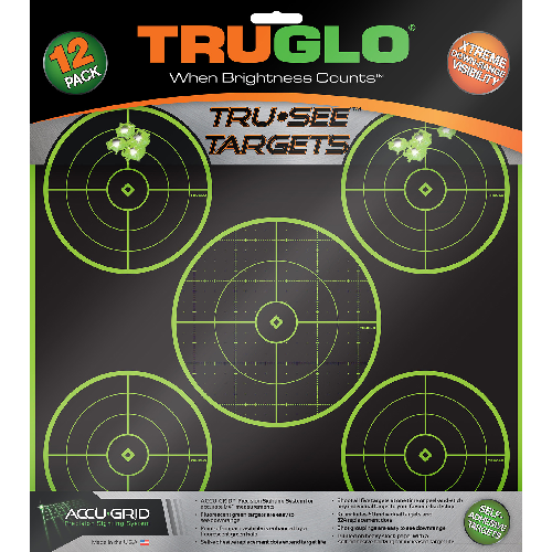 Truglo TRU-SEE Splatter Target 5-Bullseye