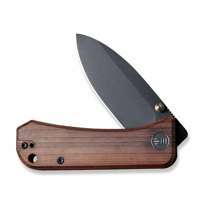 We Knife WEKNIFE Banter Thumb Stud Knife Wood Handle (2.9"" CPM S35VN Blade) 2004K