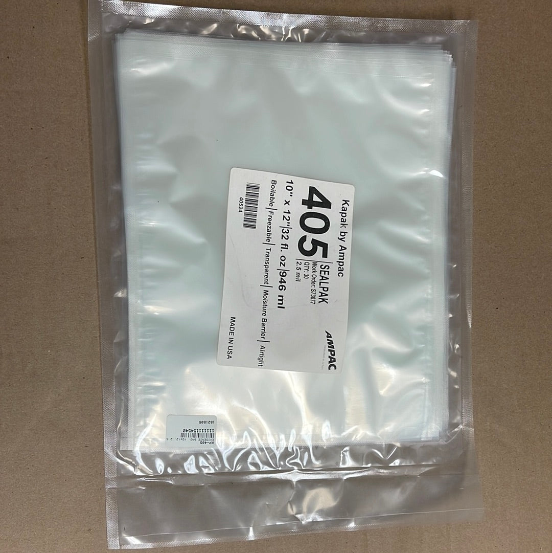Evidence Bags 10"x12" 2.5 mil 30 pack 405-24