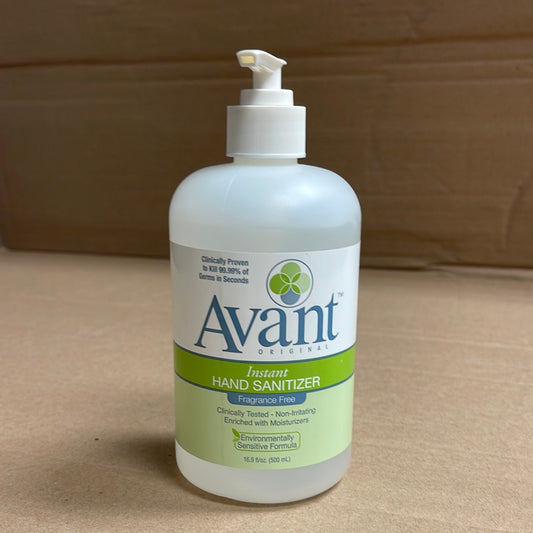Hand Sanitizer: Avant Original, 16.9 oz Pump B4HS097916