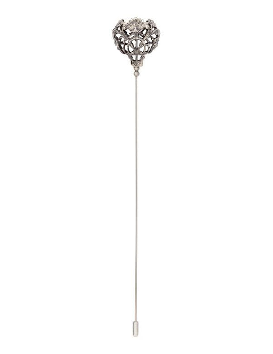 Brown Faceted Gem Hatpin 18953